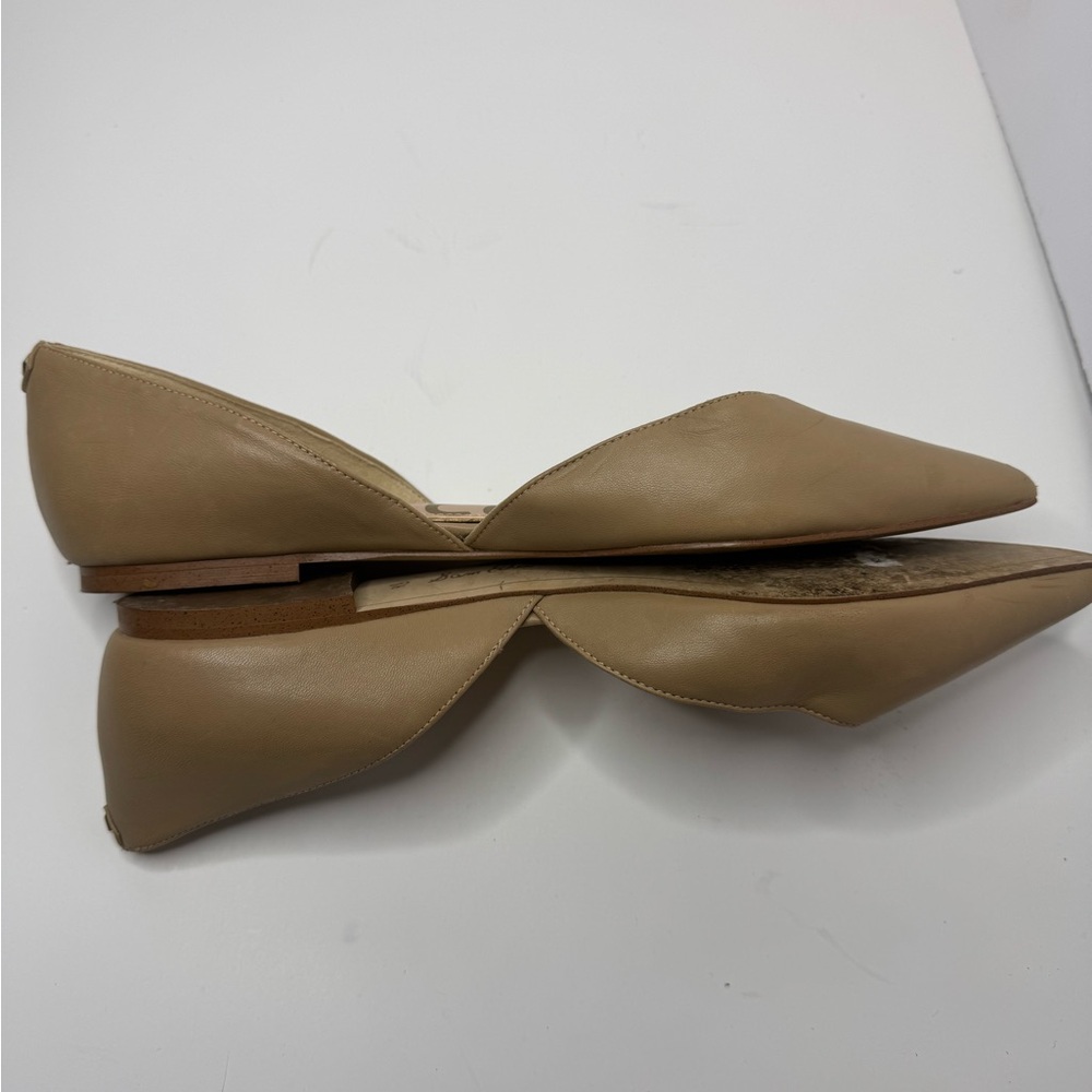 Sam Edelman Pointed Toe D'Orsay Flats in Taupe - Picture 5 of 8